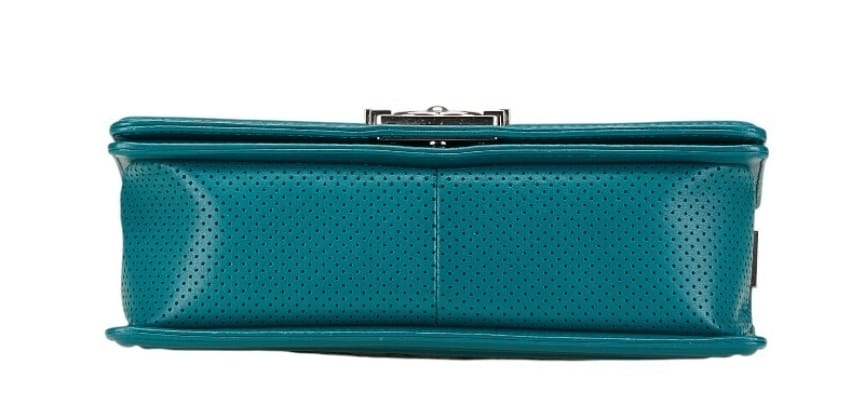 Chanel Matelassé Boy Chanel 25 | Pre-Owned | Green Turquoise Blue Lambskin