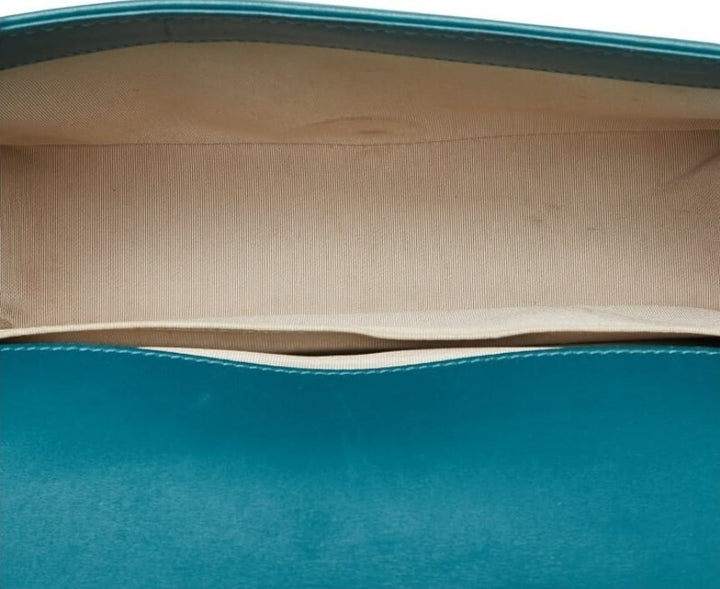 Chanel Matelassé Boy Chanel 25 | Pre-Owned | Green Turquoise Blue Lambskin