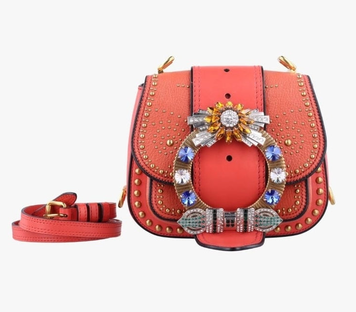 Miu Miu Dahlia Leather Shoulder Bag | Pre-Owned Luxury