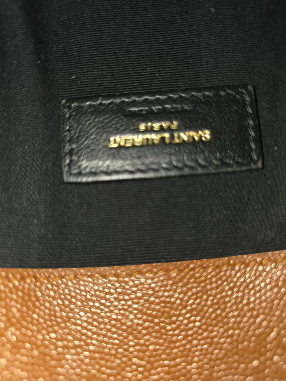 Yves Saint Laurent Brown Leather Uptown Pouch | Pre-Owned Luxury