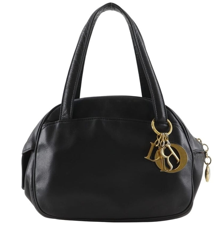 Vintage Christian Dior Bowling Leather Handbag | Pre-Owned Luxury