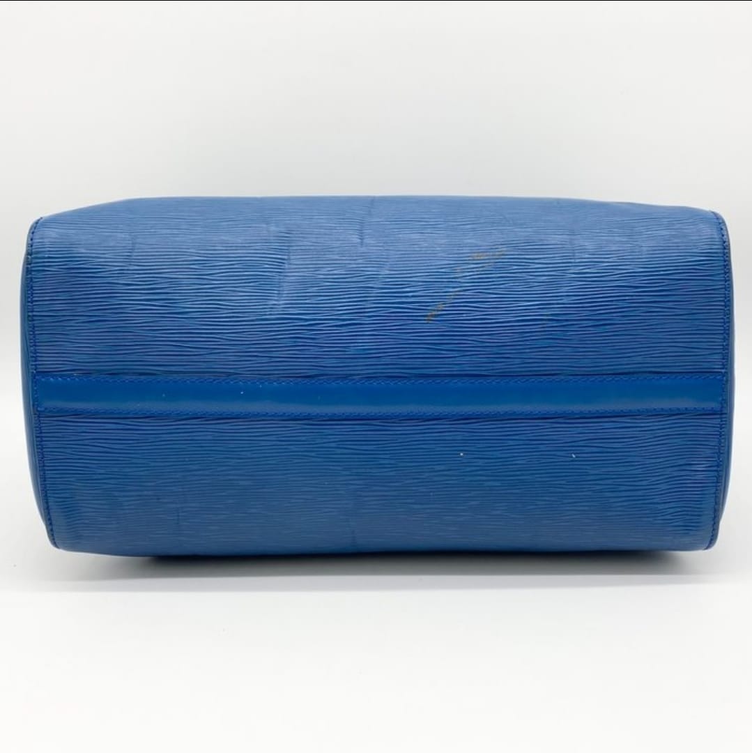 Louis Vuitton Speedy 35 in Toledo Blue Épi Leather | Pre-Owned Luxury