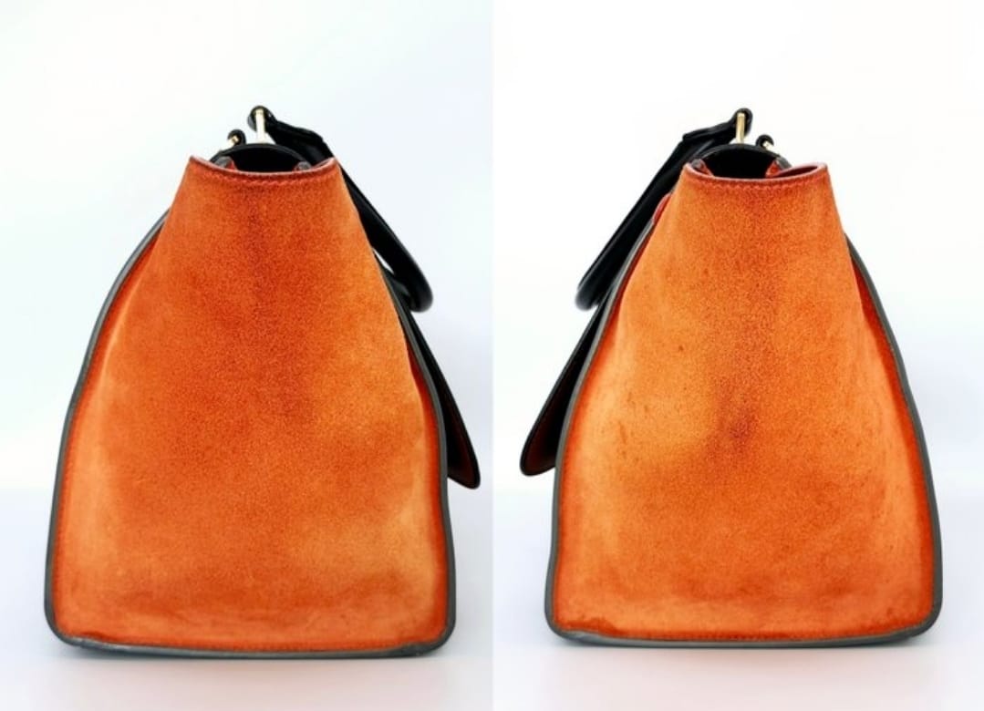 Celine Trapeze Tricolor Pre-Owned Luxury Bag