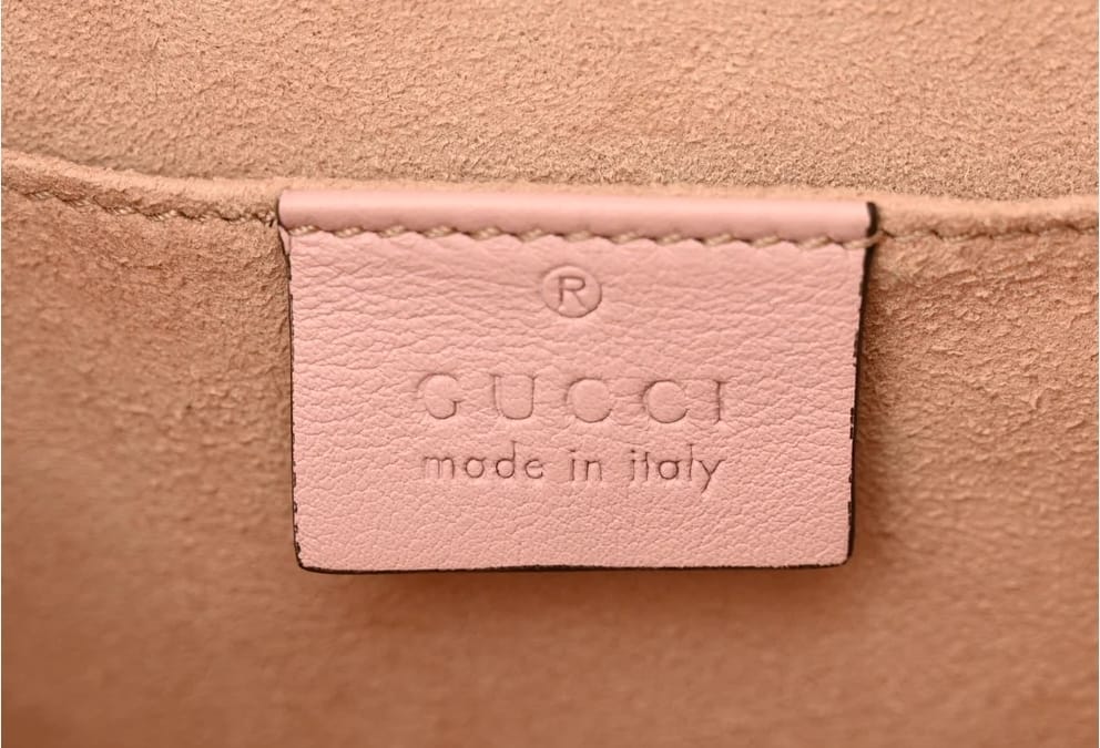 Calfskin Crystal Star Embroidered Small Padlock Shoulder Bag