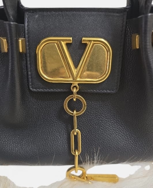 Valentino Garavani VLogo Escape Small Tote Bag | Pre-Owned Luxury