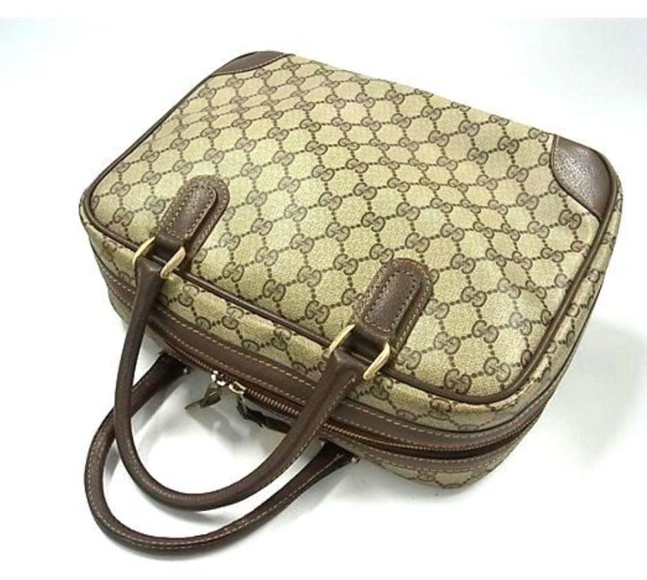 Gucci Boston GG Supreme Monogram Bag | Pre-Owned Luxury