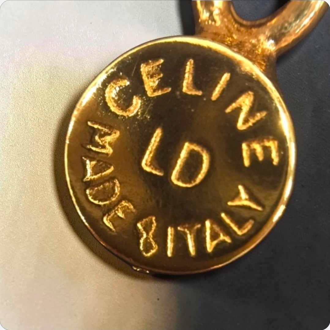 Celine Horse Carriage Curb Chain Bracelet