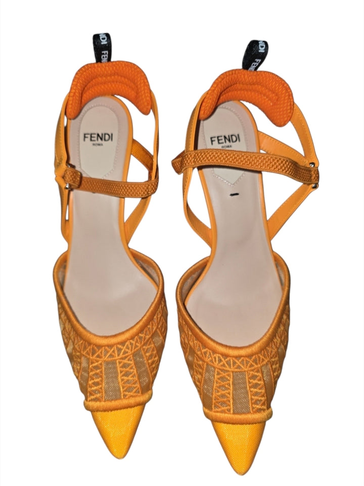 Fendi Colibri Slingbagck Pumps