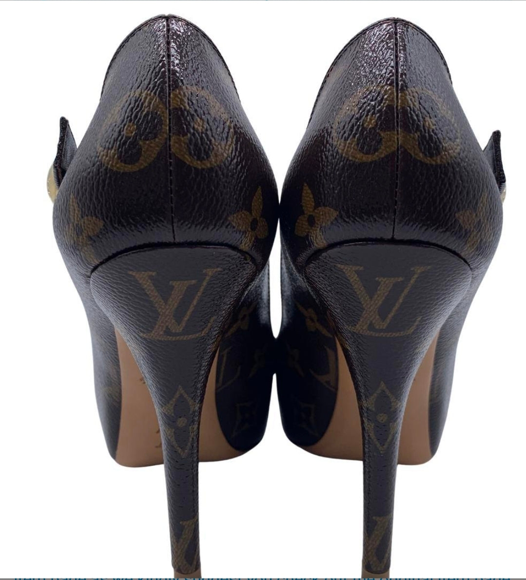 Louis Vuitton Monogram Canvas Ritual Mary Jane Pumps