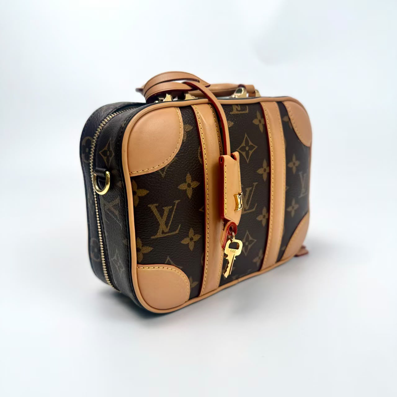 Louis Vuitton Monogram Canvas Small Valisette Bag